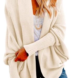 Slouchy, batwing cardigan